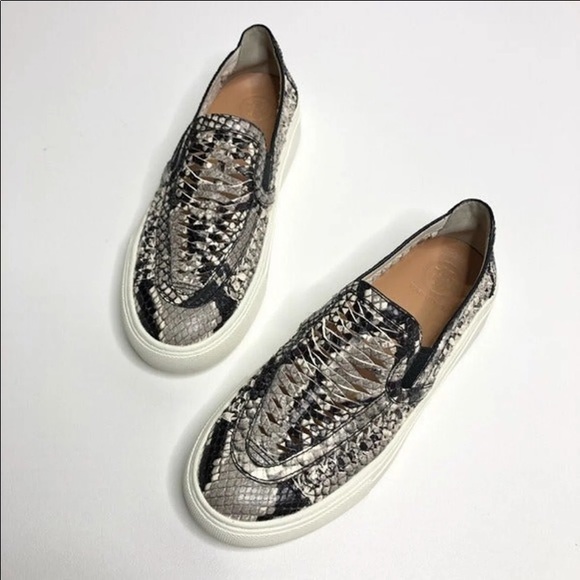 Tory Burch Shoes - TORY BURCH Huarache Roccia Snake White Sneaker 6